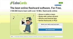 Desktop Screenshot of cobocards.com